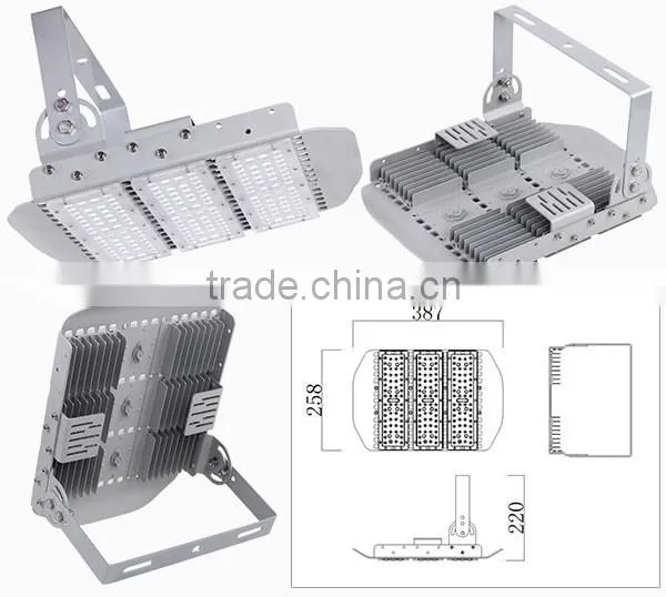 VMT hot sale die casting aluminum tunnel led flood waterproof led light enclosure(no led)