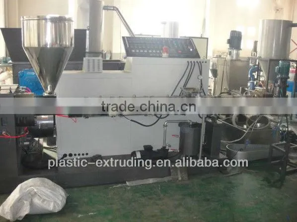 PE film agglomerator granulating line/PE/PP film agglomerator granulating machine