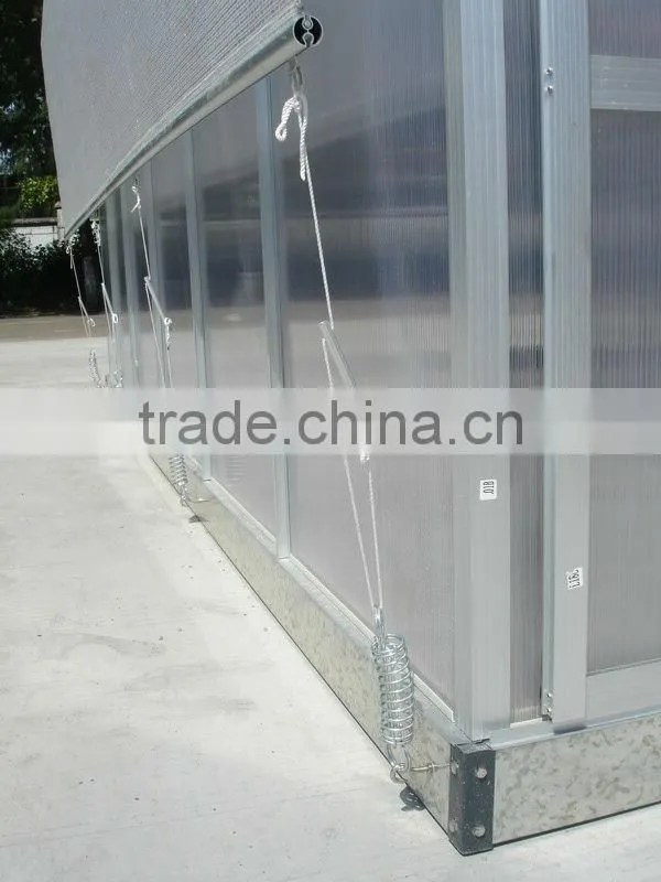High cost performance hobby aluminium 6mm polycarbonate garden diy aluminium greenhouse HX66 series