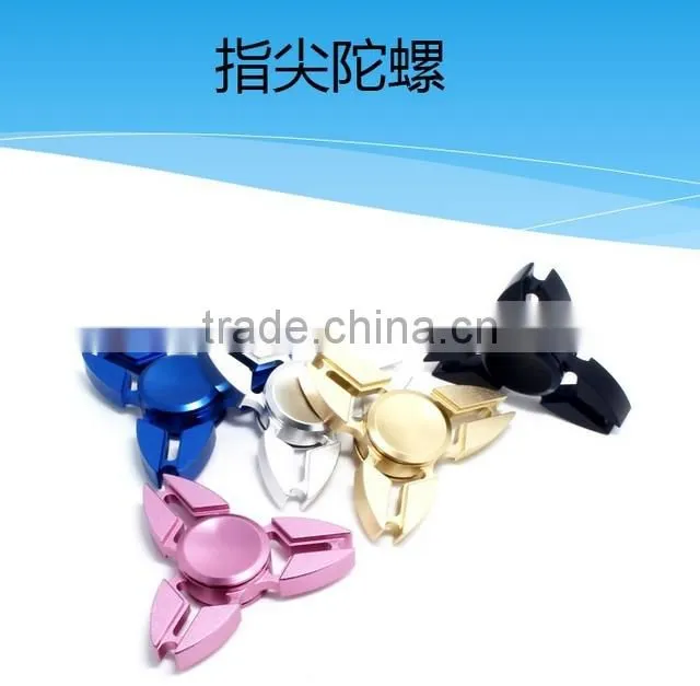 2017 Trending Products Si3N4 608 ceramic bearing fidget spinner ABS Tri-Spinner Desk Focus Toy