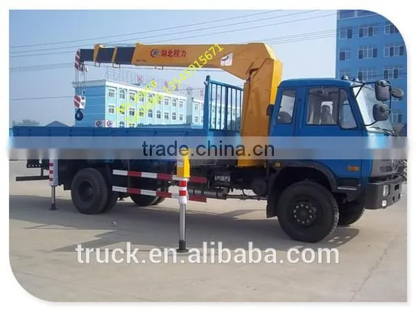 10T 4x2 dongfeng straight arm crane truck,overhead crane