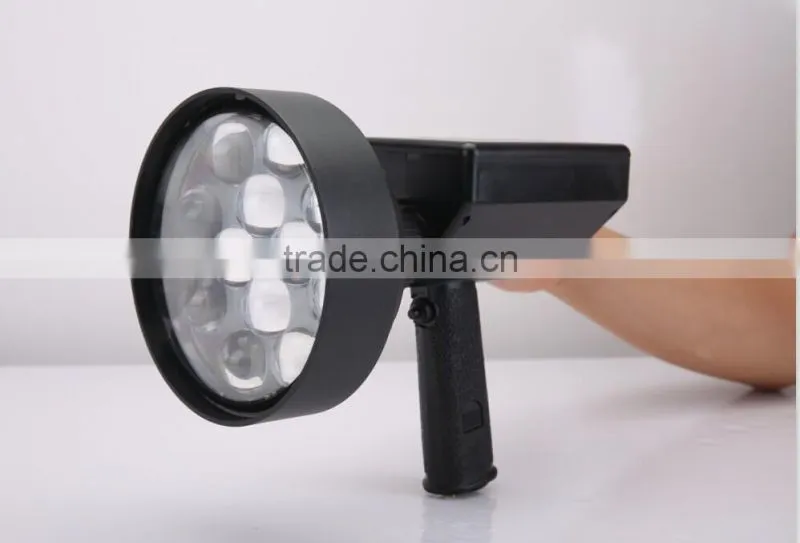 Battery operated36W led rechargeable handheld spotlights for predator hunting 4000lm