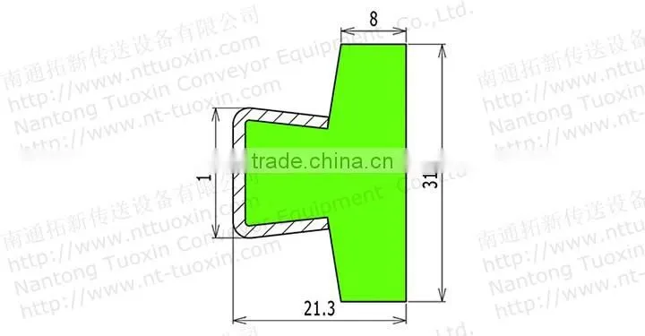 W583 flat guide rail sideguide