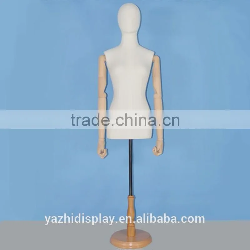 Fashion female mannequin With fabric covered for dressing display