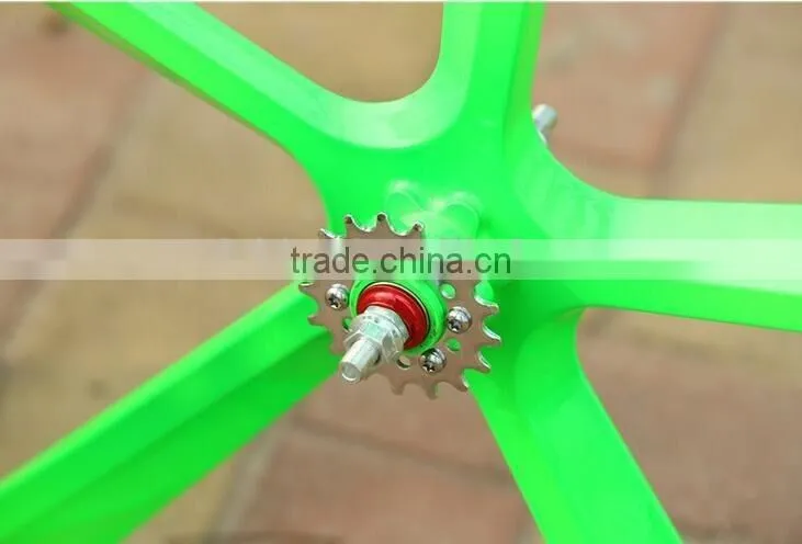 700C lightest strongest magnesium alloy bike wheel /fixed gear type hub bike wheel