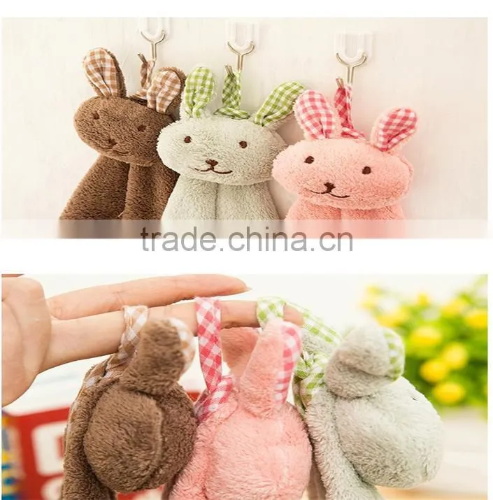 Soft Terry Pretty Microfiber Face Hand Towel With Animal Heads