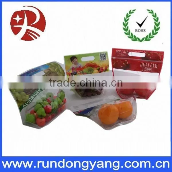 PE OPP LDPE Plastic slider zipper zip lock fruit protection packaging bag