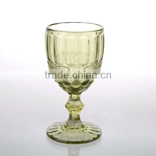 2016return to the ancients colours emboss originality wine glass set