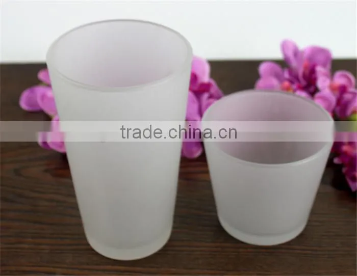 rose candle holder set of two frosting candles