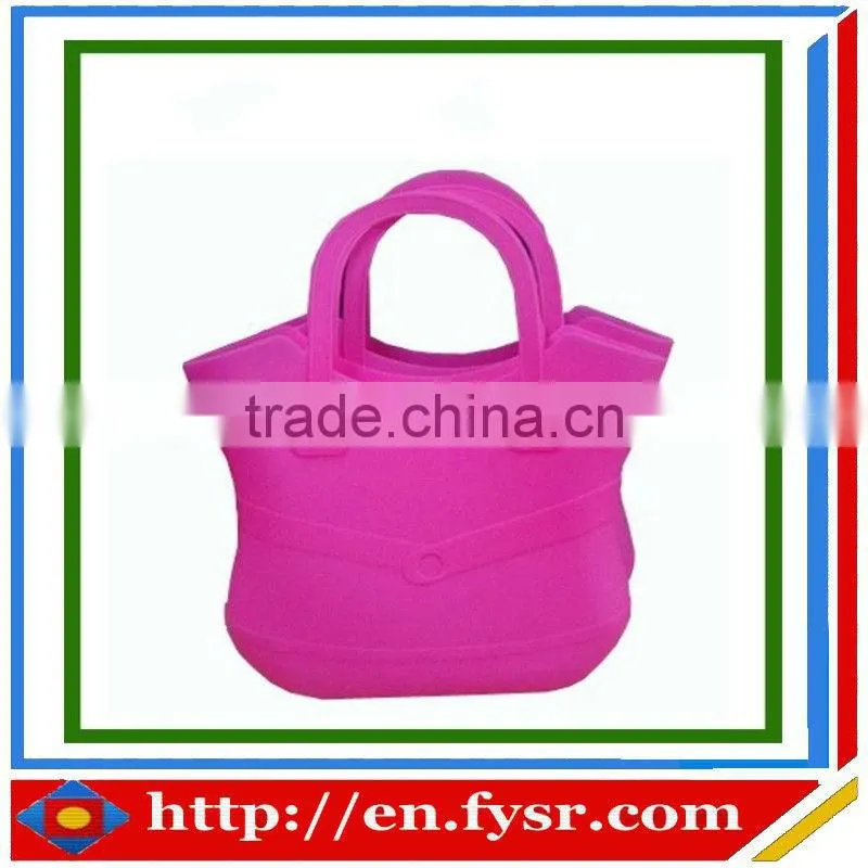 shell shape silicone bag pvc lady's bag