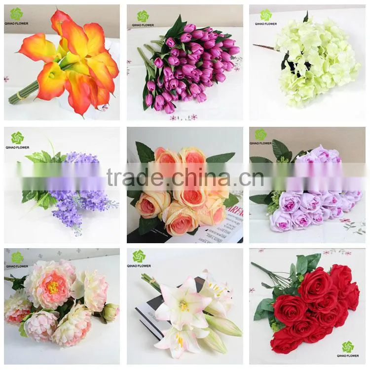 Hot sale indoor or outdoor garden home decorative artificial azalea flower branch