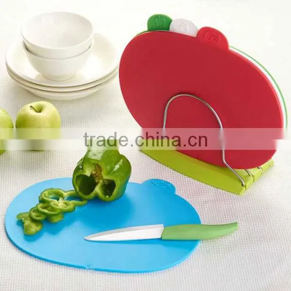 Antibacterial non slip plastic kitchen chopping blocks