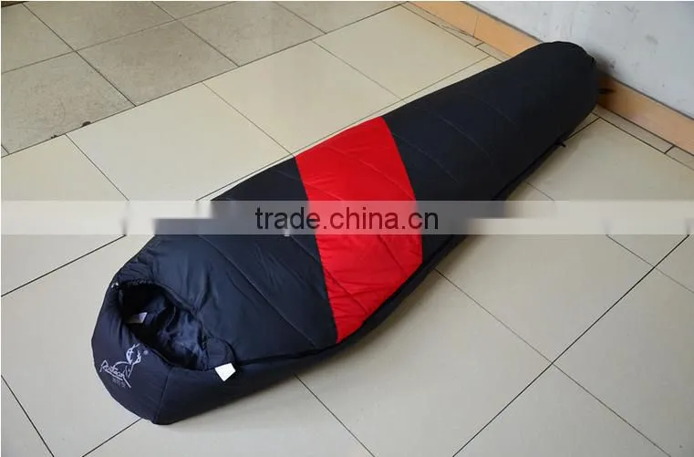Pongee Fabric Camping Sleeping Bag Mummy Sleeping Bag