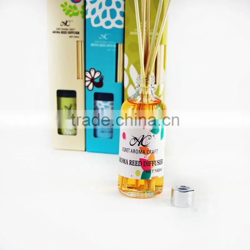 EA3-140012 hotsale decorative natural aroma reed diffuser with rattan sticks