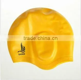 novelty swimming cap flag silicone swimming cap