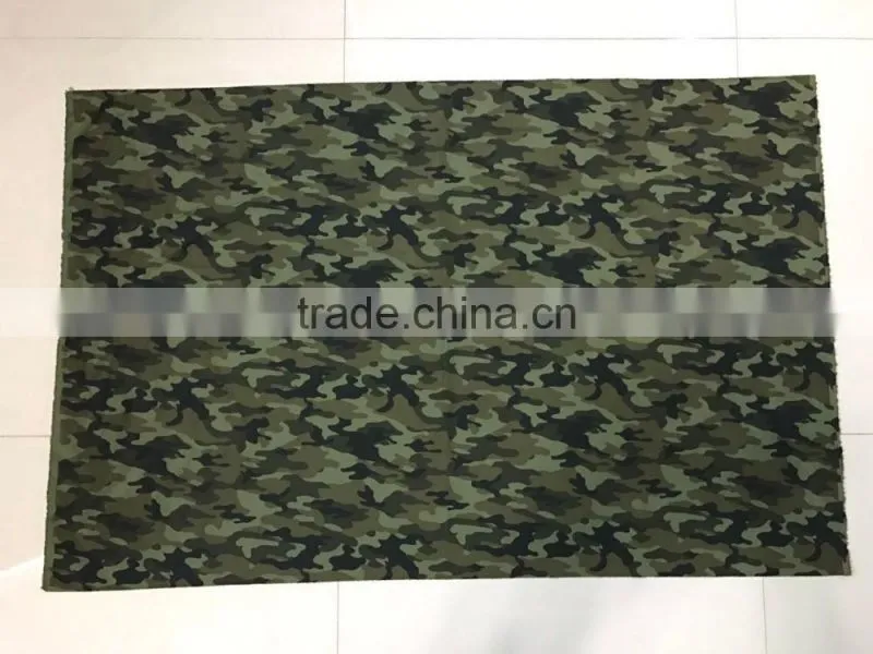 $1 yard wholesale pongee fabric 100% polyester fabric camouflage fabric