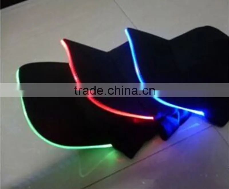 Fashion Wholesale Custom 6 Panel Led Baseball Caps With Your Own Logo Lighting Cap