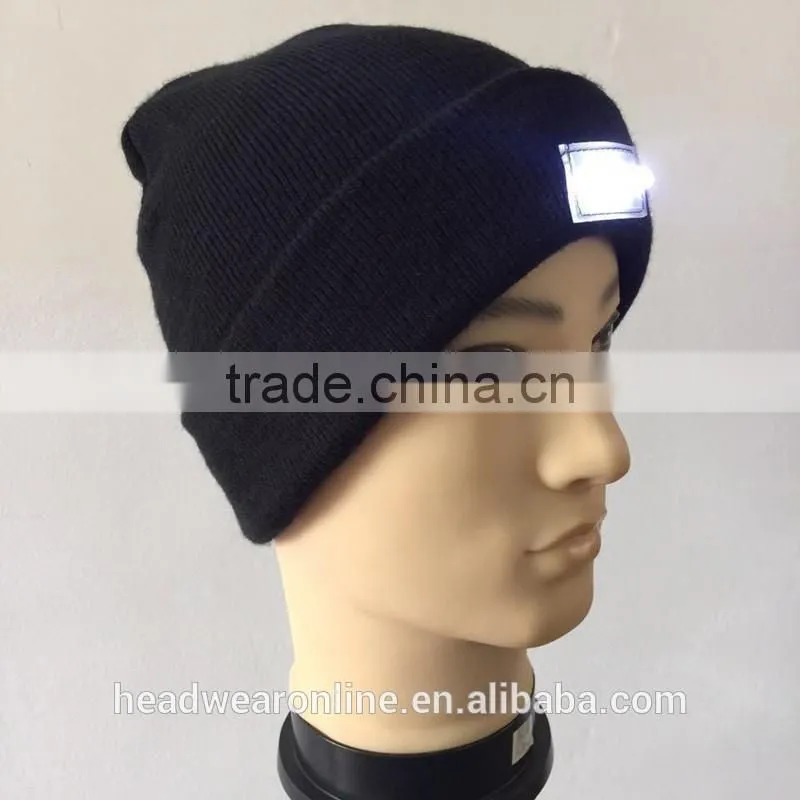 Winter Warm Led Light Beanie Hats Caps Cheap Price