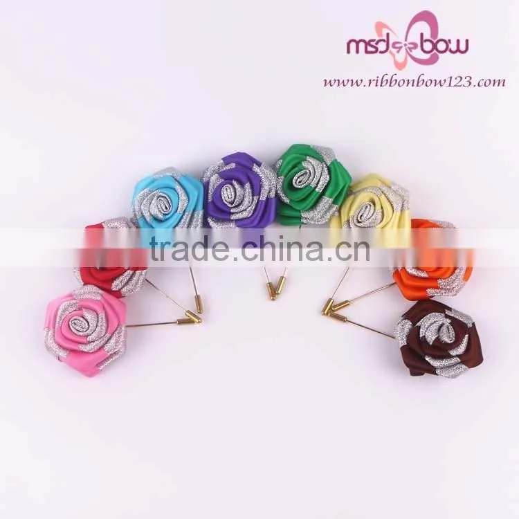 white satin ribbon bridesmaid bouquets
