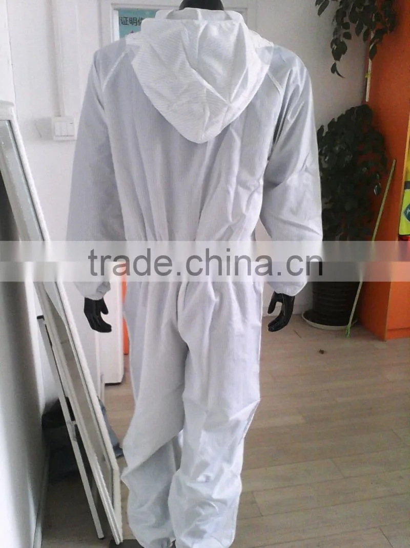 Dry particulate protection workwear applicated in asbestos related work, handling powders, construction