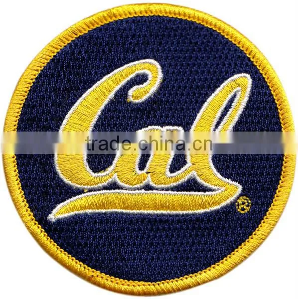 China high quality embroidery logo badge patch for clothing garment