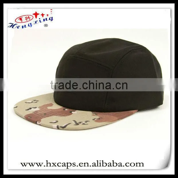 New fashion desert camo native 5 panel camp cap