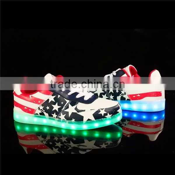 USB Charging Children Led shoes boys,girls lighted shoes kids Led flash shoes