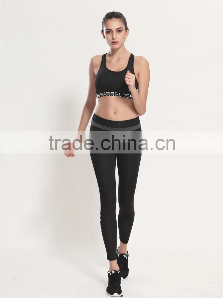 New Design Women gym running pants/bra fitness yoga sportwear suit