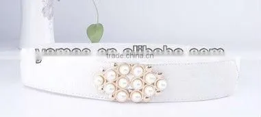 newest lady fashion camel beads belt