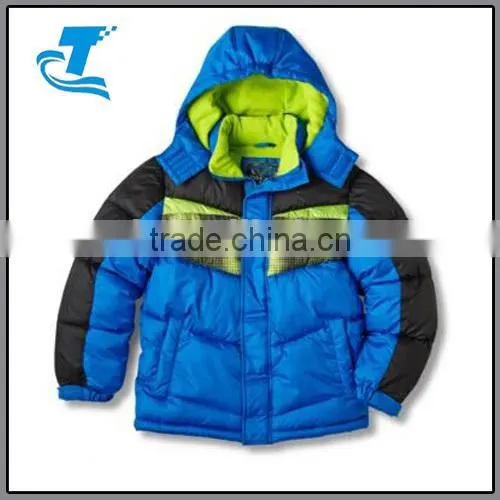 High Quality Hooded Boys Puffer Jacket Manufacturer