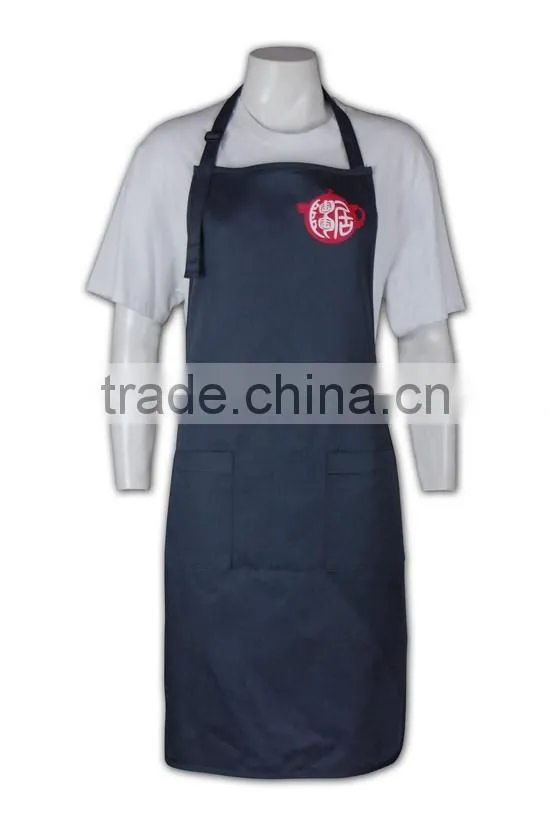 Wholesale Factory price navy blue latest unisex cotton long apron