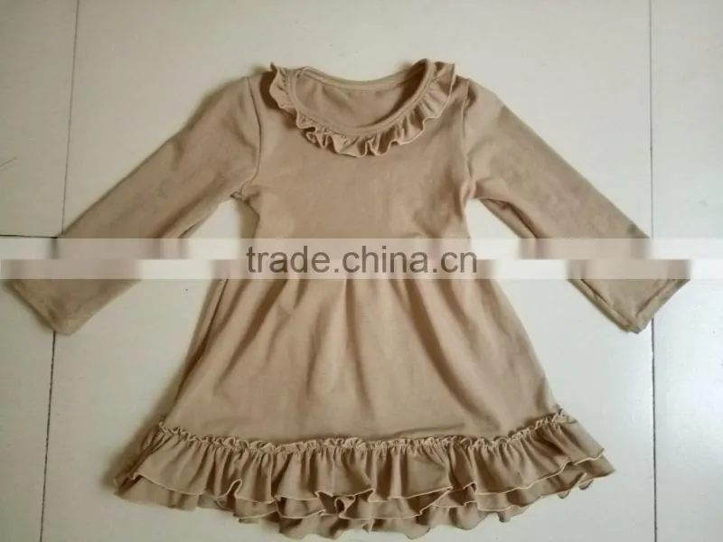 Bulk wholesale kids popular boutique clothing girl's long-sleeve red striped suit