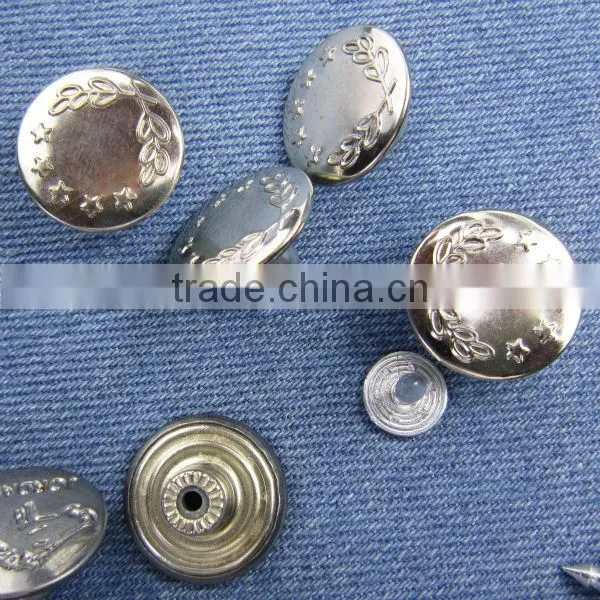 Plating Metal JEAN BUTTON
