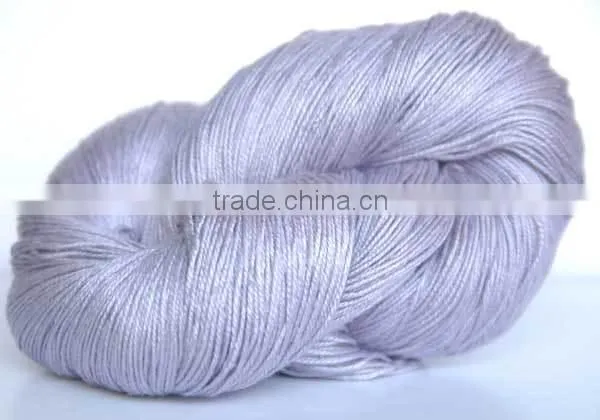 100 high quality pure silk yarn for hand knitting with smooth touch feeling