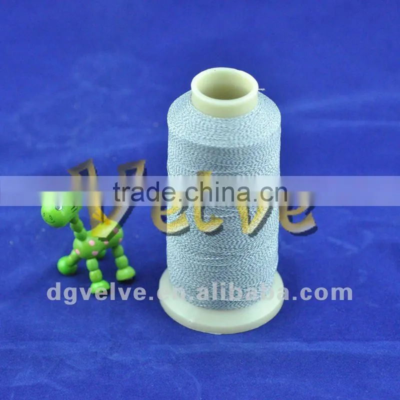 120d/2 soft polyester reflective embroidery thread for clothing
