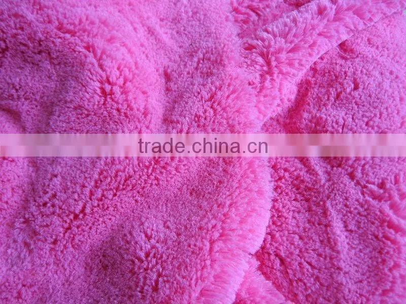 100% Polyester PV Plush Velvet/Knitted Velvet-Toy Fabric