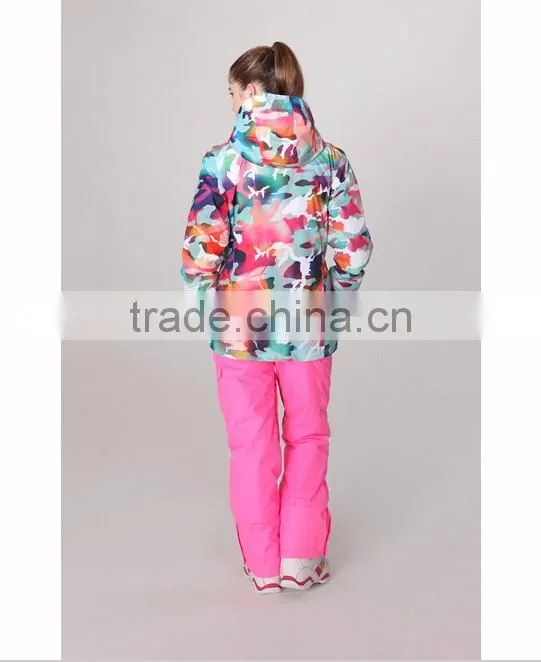 New design women snowboard jacket multi-functional ski snow wear for lady ski jacket