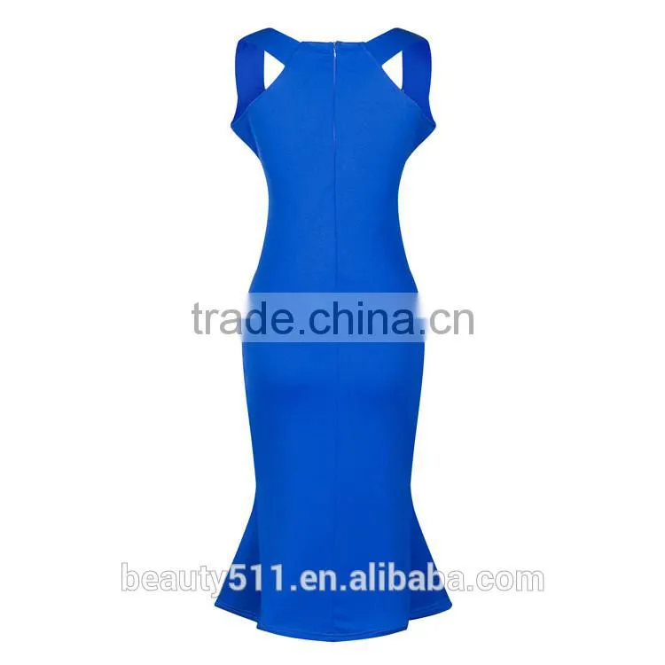 Hot Sale Women Latest Fashion Irregular Strips Casual Beach Dress SD29