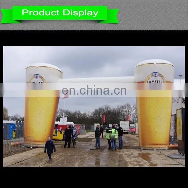 custom made inflatable beer archway amstel