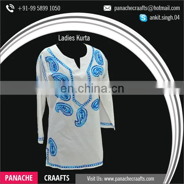 2017 Latest Collection Cotton Tunic Style Women Ladies Kurti