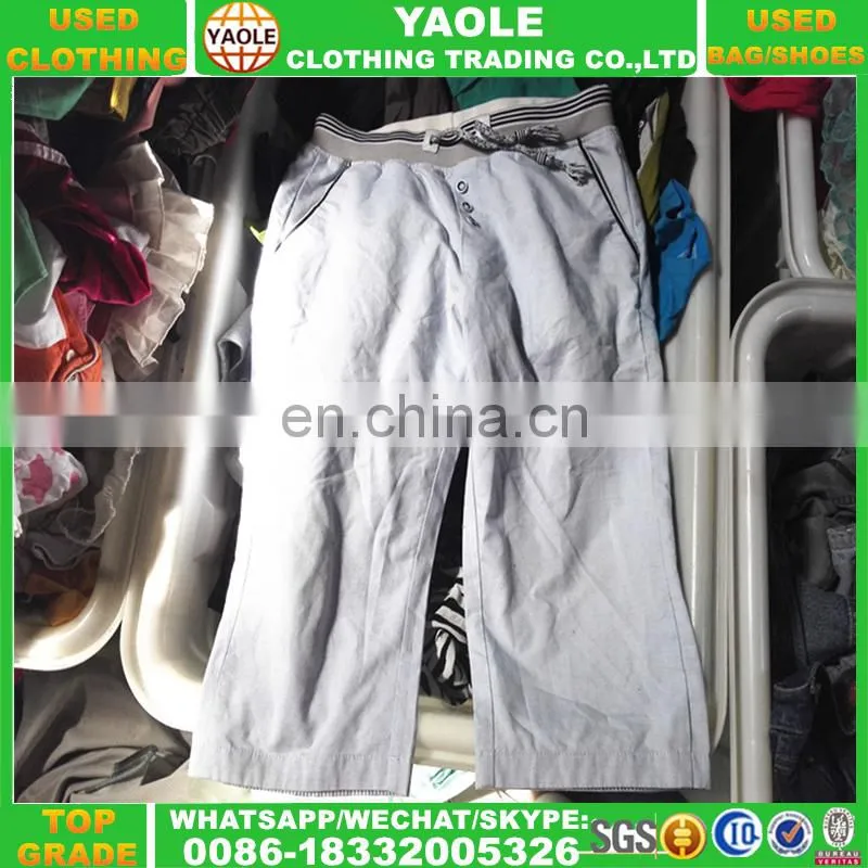 3/4 pants used clothes import military used clothing