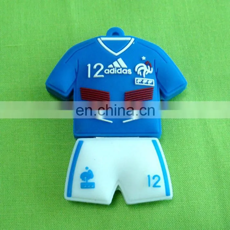 Hot selling USB 2.0 polo shirt shape pvc 2tb usb flash drive with logo