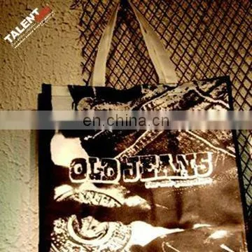 custom Glossy lamination non-woven cloth shopping bag with company logo