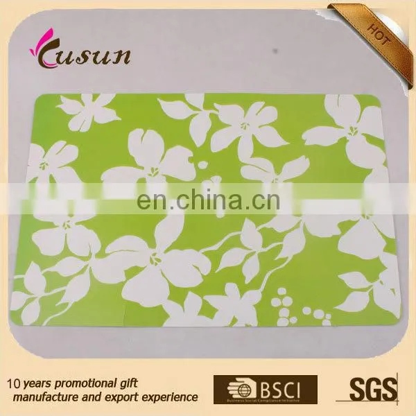 Top quality China printed designs cheap plastic placemat