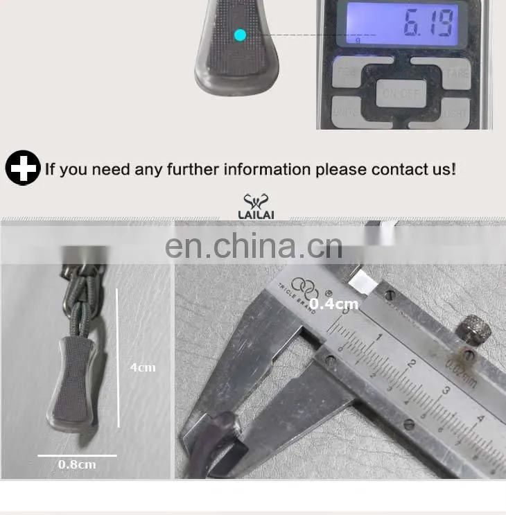 Custom symbol rope PVC pullers for outdoor sport bag