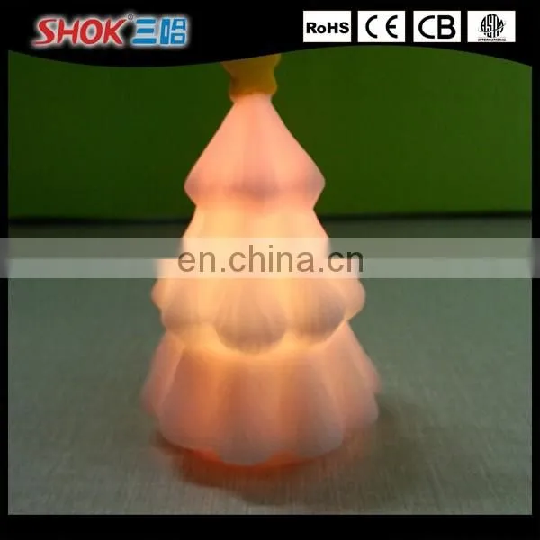 Christmas tree Shape Color Small Glowing LED Night Light/Christmas tree shape LED light