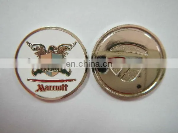 eagle enamel golf ball marker magnetic hat clip