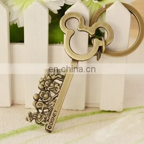 wholesale promotional gifts custom Metal Key ring and Metal Keychain with antique bronze