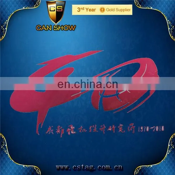 Silver metal sticker LOGO