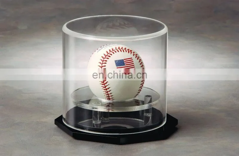 Single Baseball/Hockey Puck /Single Bobblehead Acrylic Display circle Case